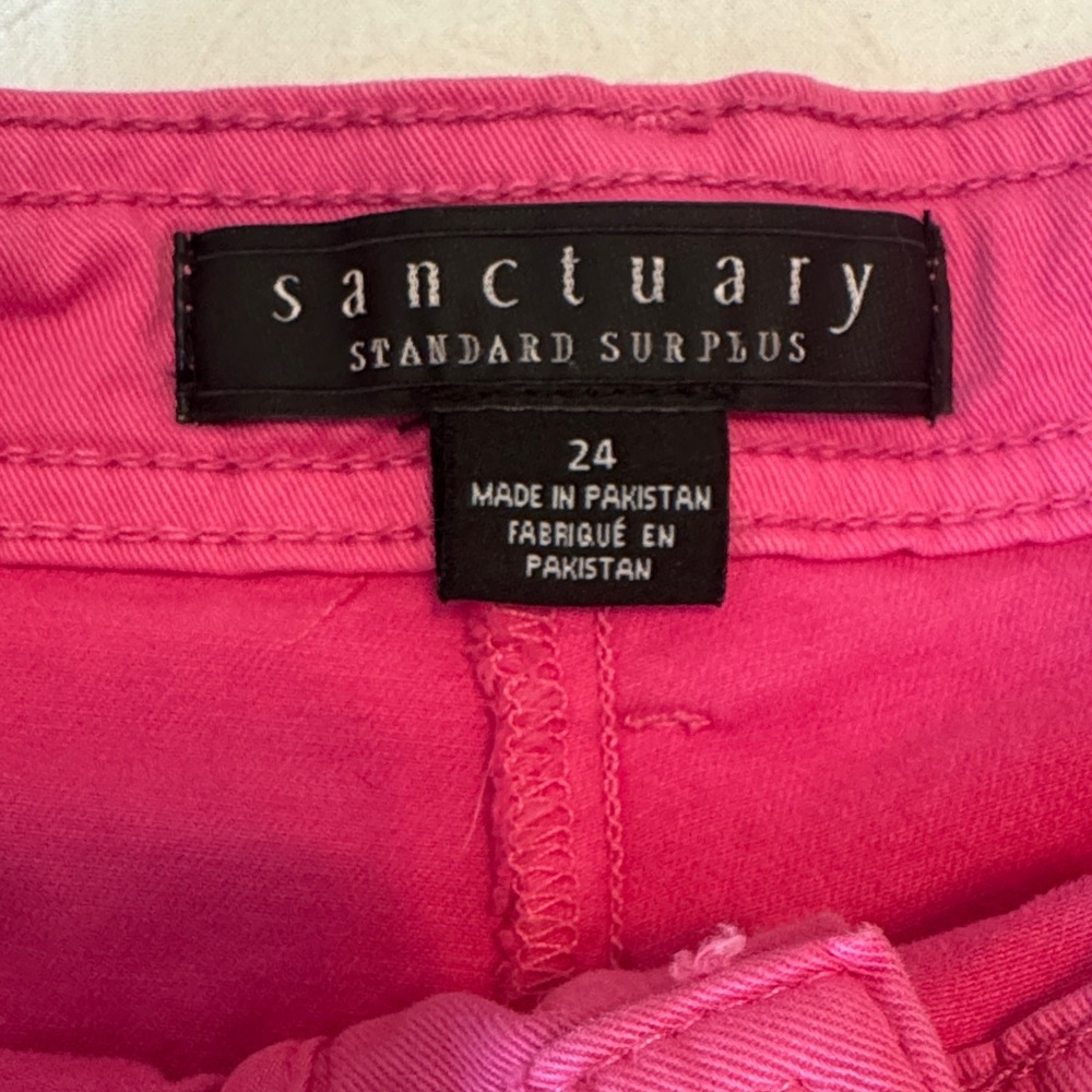 Sanctuary Pink Mini Skirt with Pocket - Picture 2 of 3